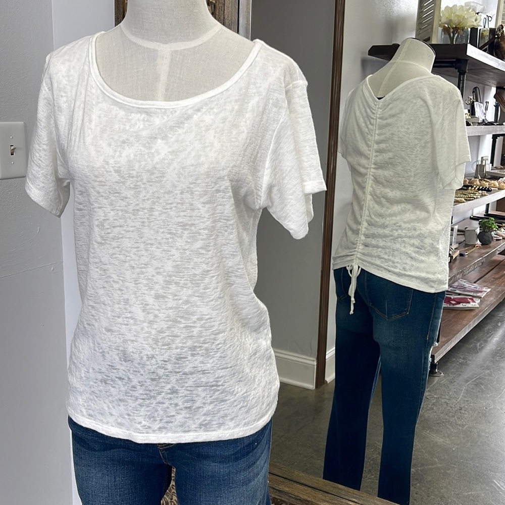 Red Haute, White Top w Detail Back